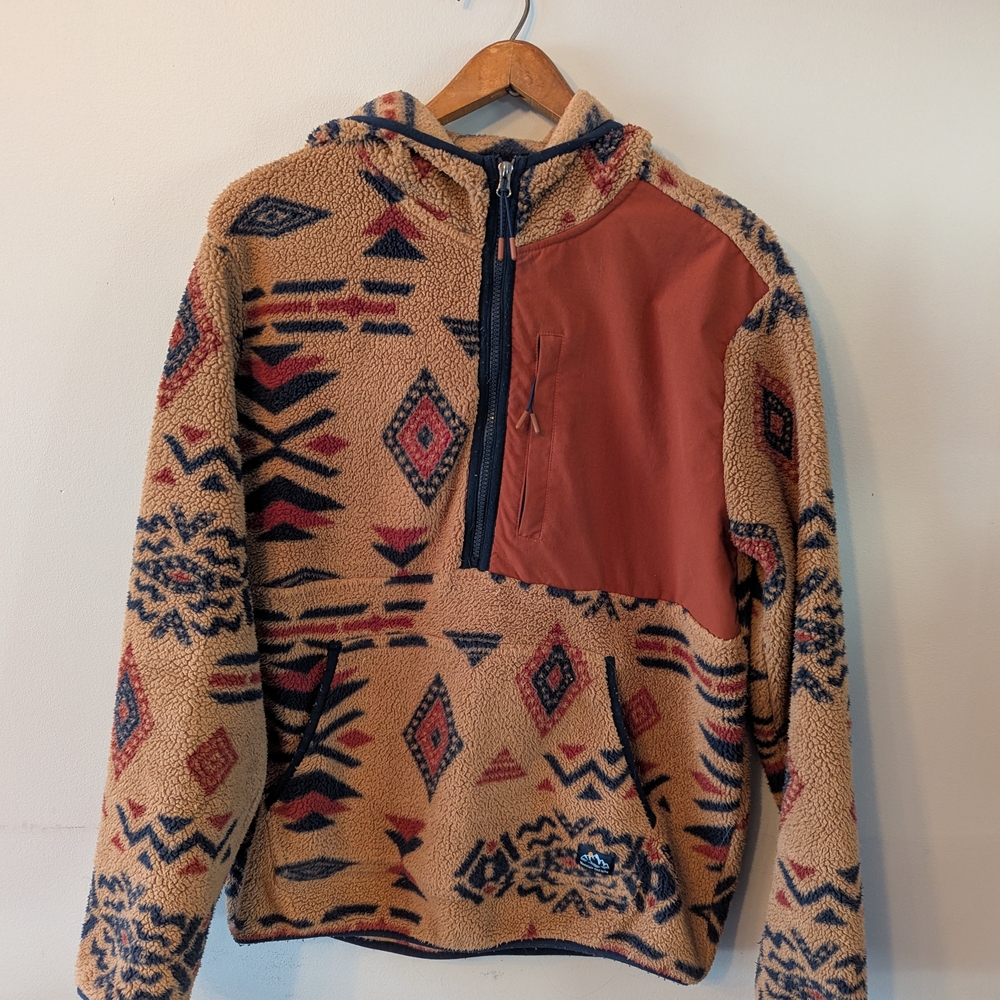 Mens Sherpa 1/2 Zip Sweater